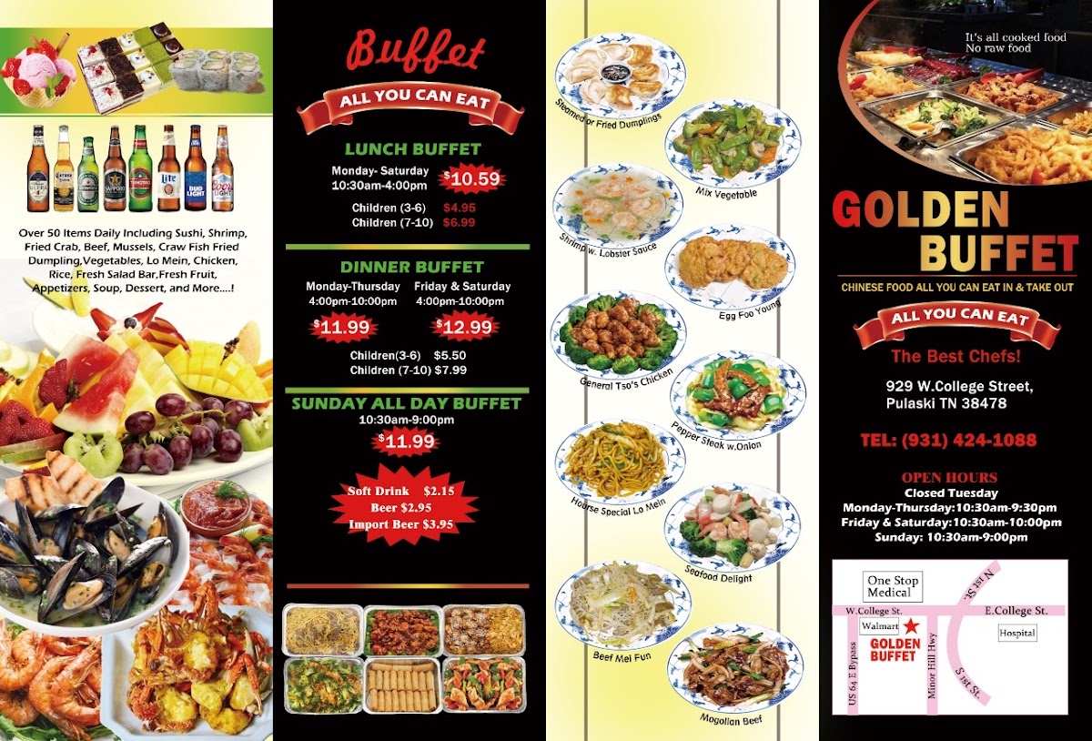 Golden Buffet Menu - Image 2