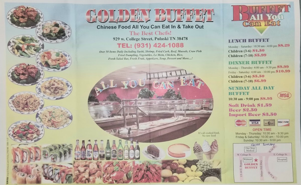 Golden Buffet Menu - Image 3