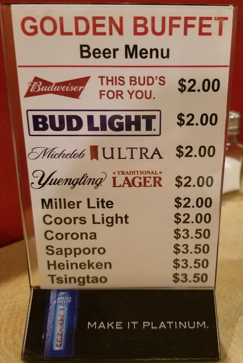 Golden Buffet Menu - Image 4